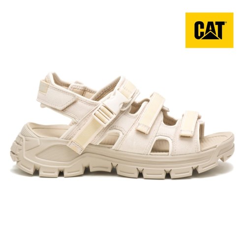 Caterpillar Progressor Buckle Naisten Sandaalit Beige (ATEVD)